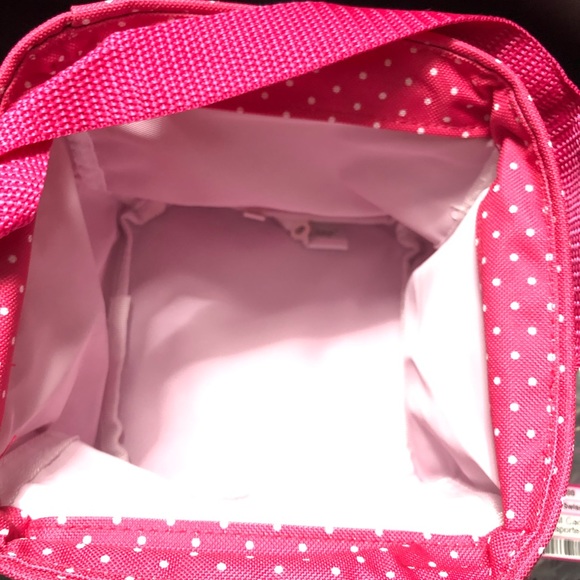 Thirty One Littles Carry All Caddy “Pink Swiss Dot - Picture 3 of 6